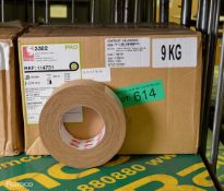 Scapa 3302 cloth adhesive tape 50mm x 50M - 16 per box - 1 box