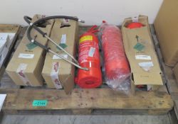 5x 6L Wet Chemical Fire Extinguishers - NEW