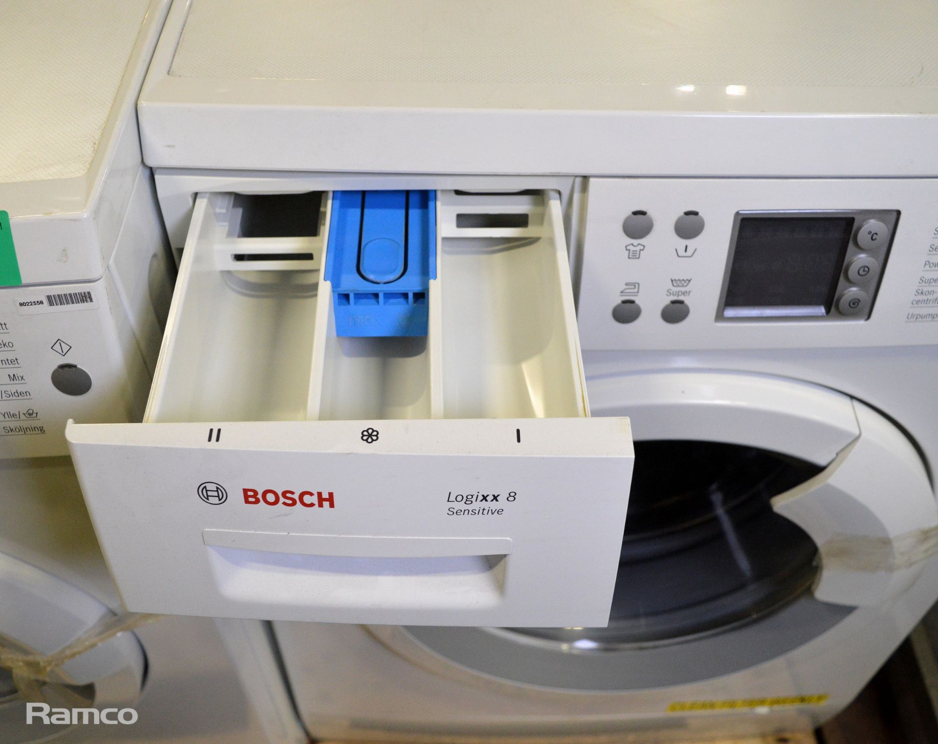 Bosch WAS28460Sn Washing Machine - 2 pin european plug - wash settings in German - Image 2 of 4