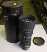 Nikon ED AF Nikkor 300mm 1:4 Lens with Nikon CL-42 Case