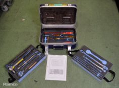 Toolbox with various tools