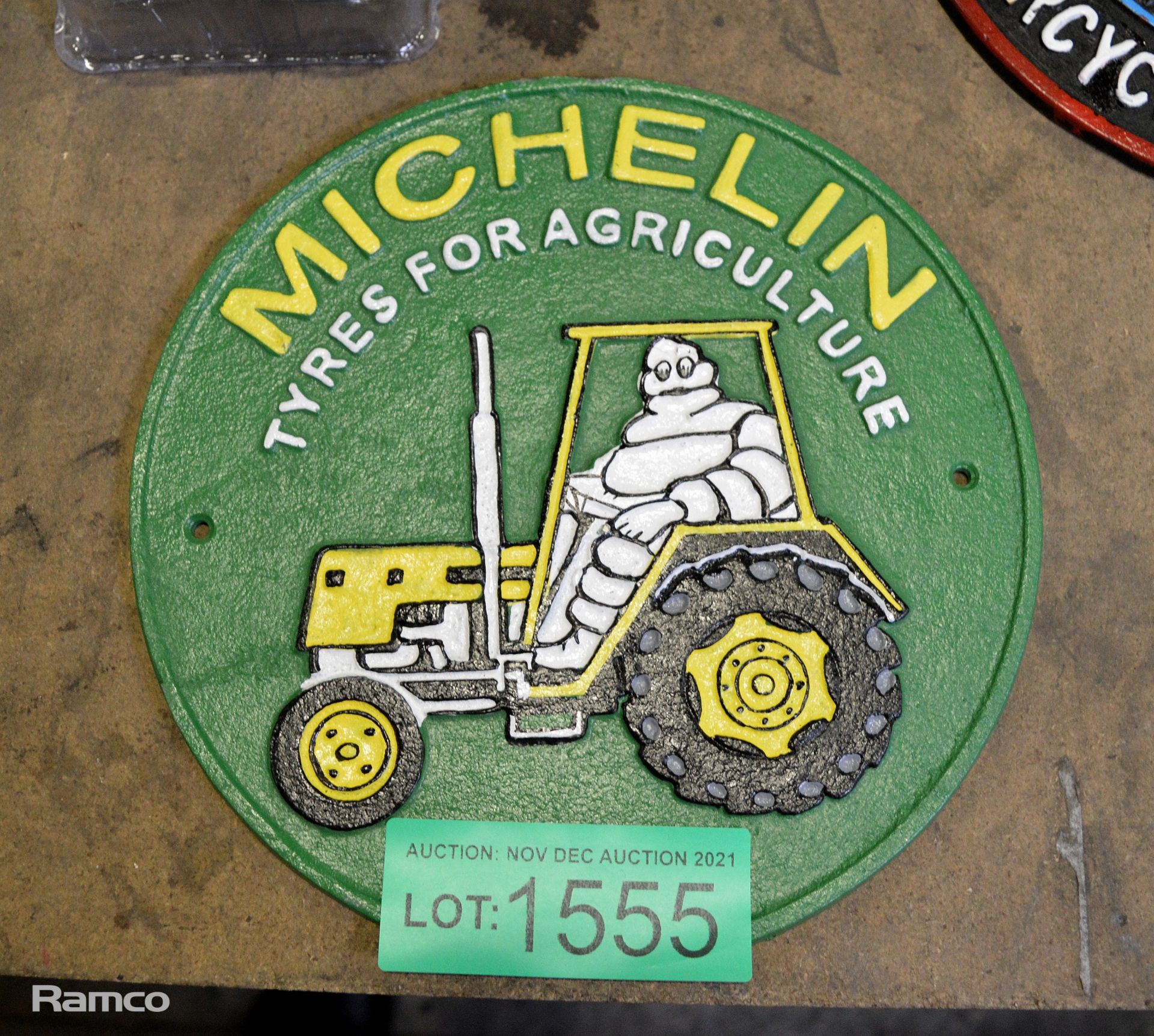 Michelin agriculture cast sign
