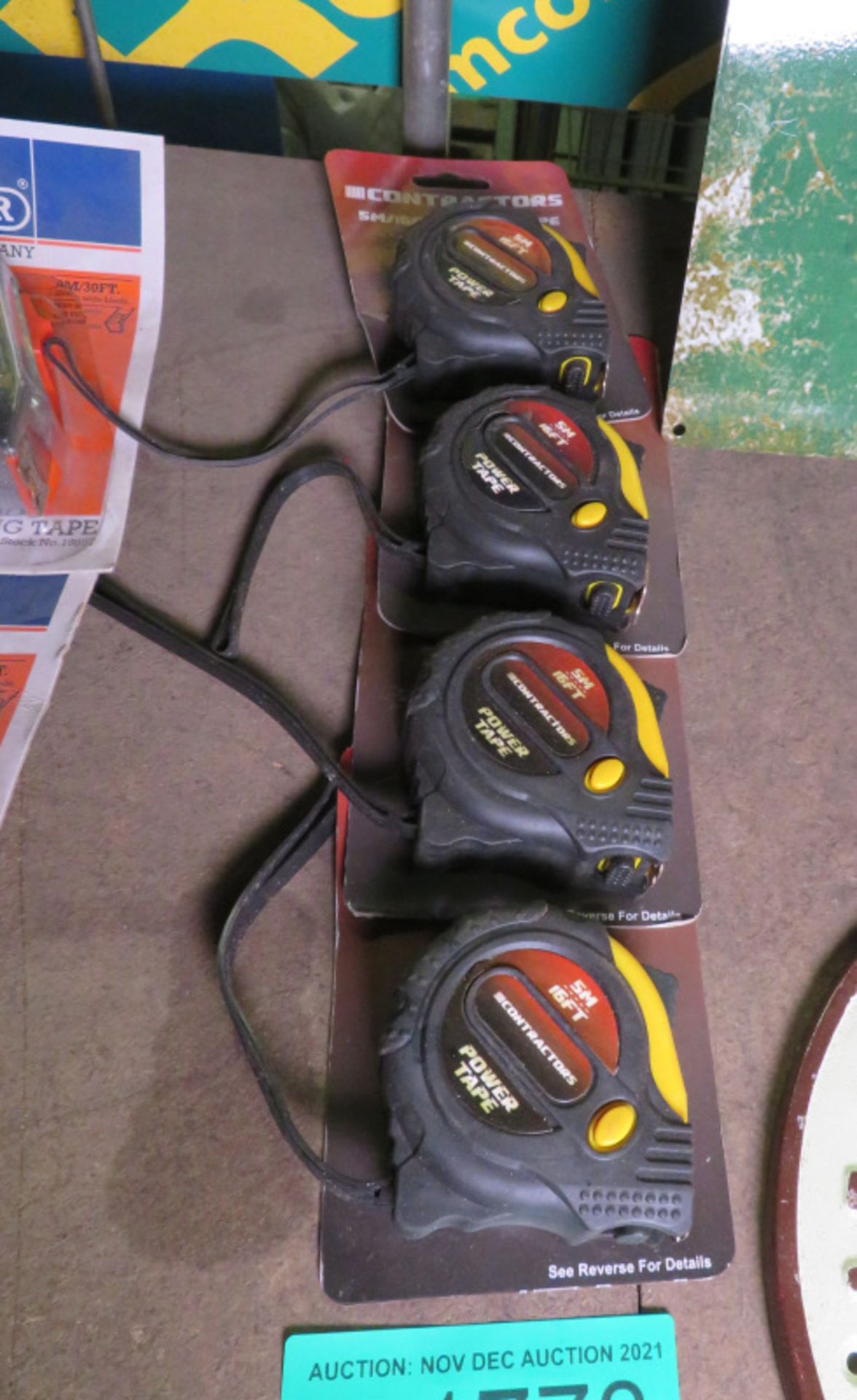 4x Contractors 5m Tape Measures