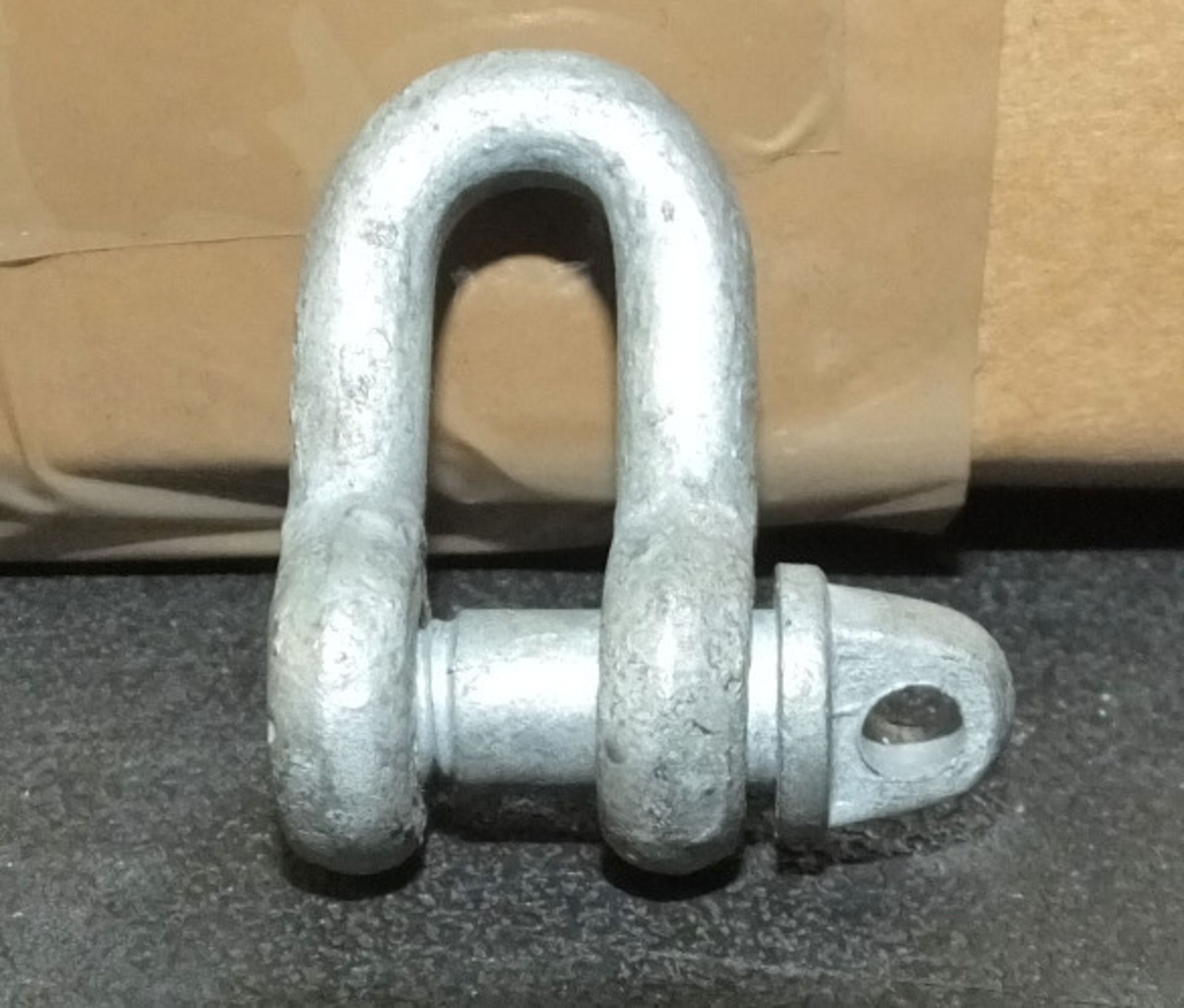 25x Key Industrial 1/4-3/8 Galvanised Small D-Shackles 6CWT - Image 3 of 3