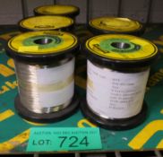 Tinned Soft Copper Wire 0.16 mm - 5 reels