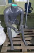 Mannequin - Seated male full body