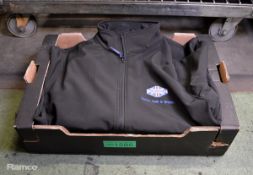 5x Uneek Cartwrights branded soft shell jackets - XL