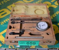 Baty FI-4 Dial Test Indicator 0.0005 inch-0.5 inch In A Wooden Box