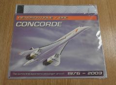Metal Wall Sign 400mm x 300mm - Concorde 1976-2003