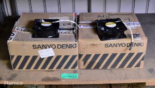 San Ace 140W fan units - DC24V - 0.6A - 140mm x 140mm x 50mm - x18