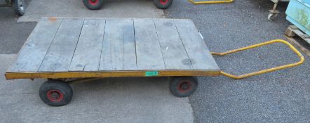 Flatbed Truck Trolley - L1750 x D915mm (Overall dimensions with handle)