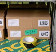 Hazard warning tape - 12 per box - 2 boxes