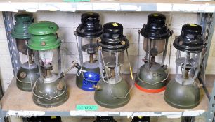 6x Tilley lamps - see pictures for condition