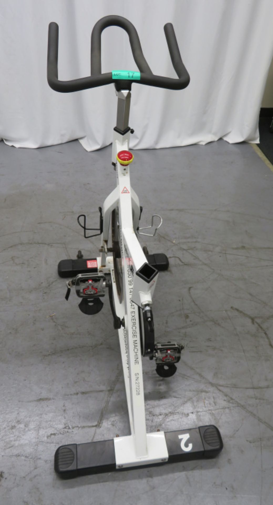 Instyle V850 Aerobike Spinbike - white - no seat - Image 4 of 5