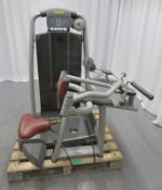 Technogym Upper Back Machine - no weight pin - Please check pictures for overall condition
