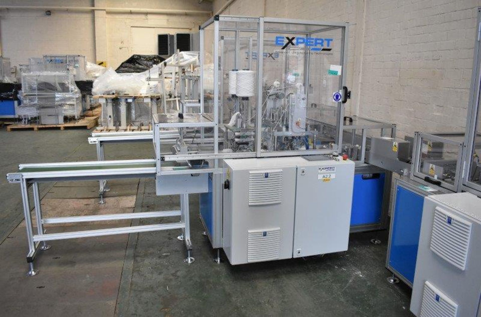 Expert fully automated Mask Making Machine including an Ilapak Smart flow wrapping packaging machine - Image 6 of 28