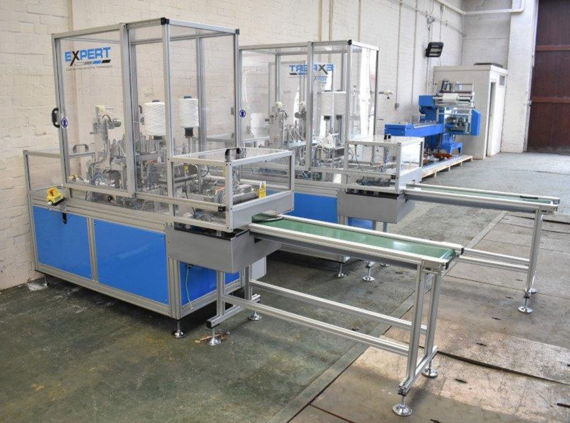 Expert fully automated Mask Making Machine including an Ilapak Smart flow wrapping packaging machine - Image 16 of 28
