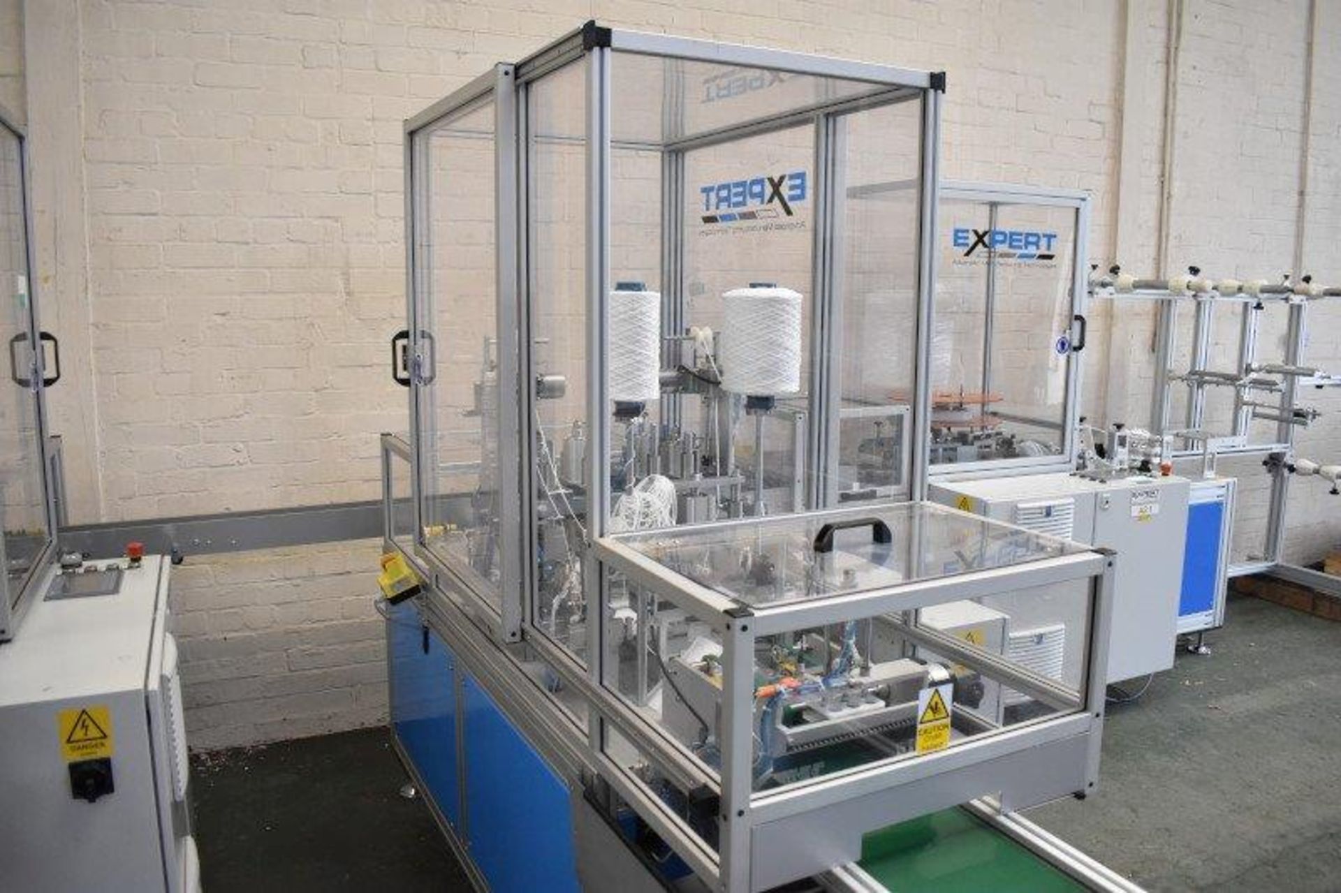 Expert fully automated Mask Making Machine including an Ilapak Smart flow wrapping packaging machine - Image 10 of 28