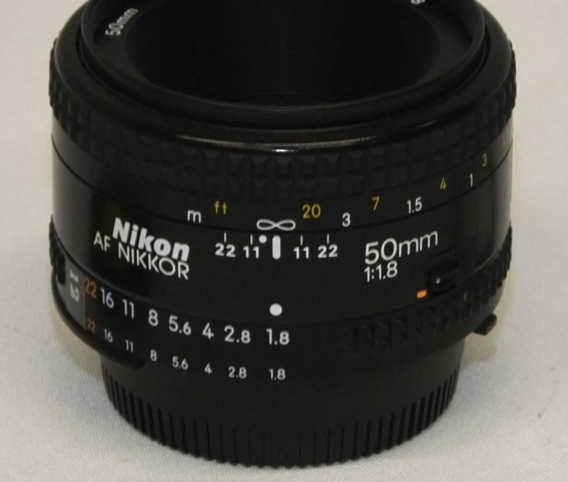 Nikon AF Nikkor 50mm - 1:1.8 Lens - Serial No. 4289684 with HOYA 52mm UV(O) Filter - Image 2 of 5