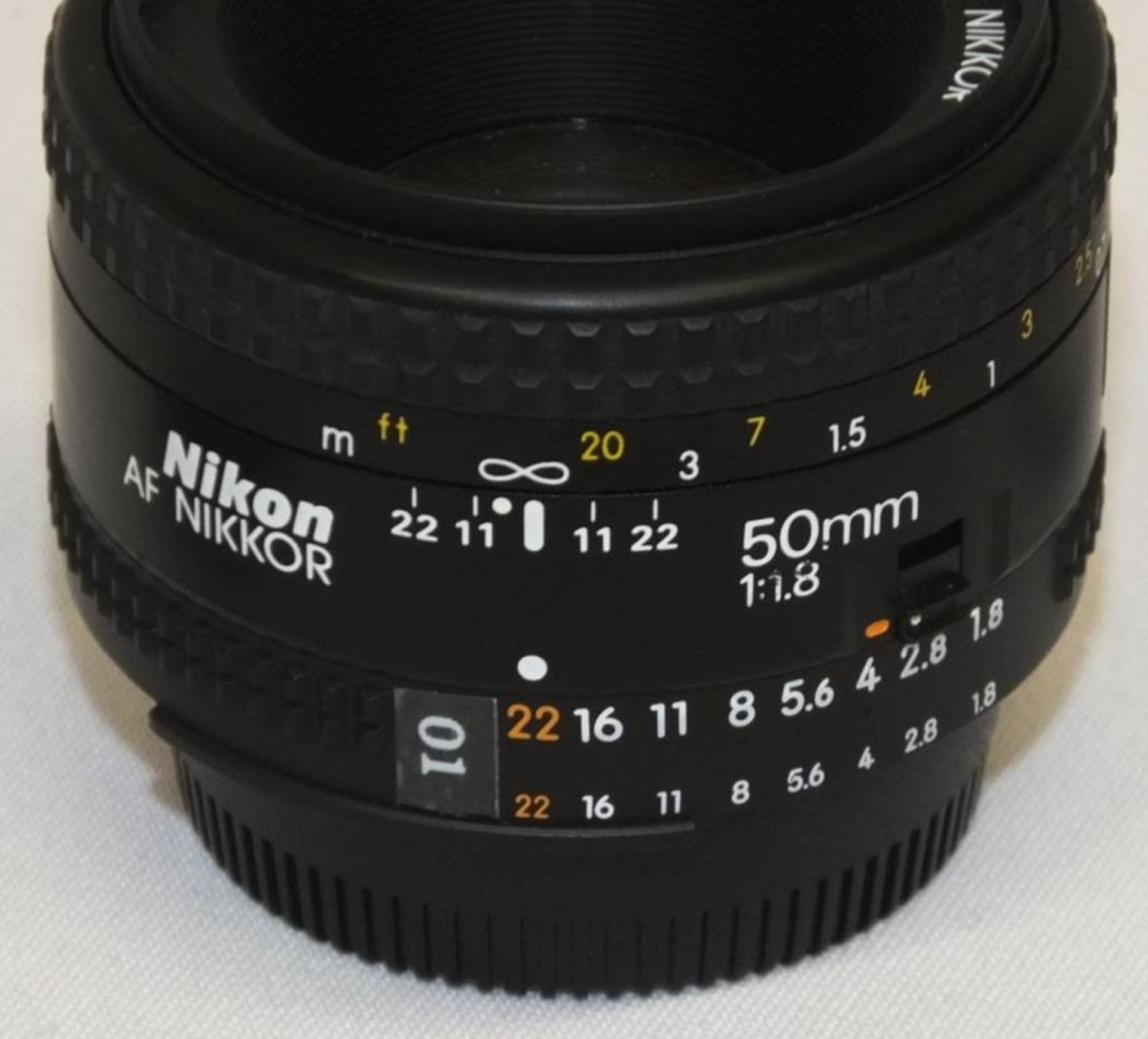 Nikon AF Nikkor 50mm - 1:1.8 Lens - Serial No. 4599485 with HOYA 52mm UV(O) Filter - Image 2 of 4