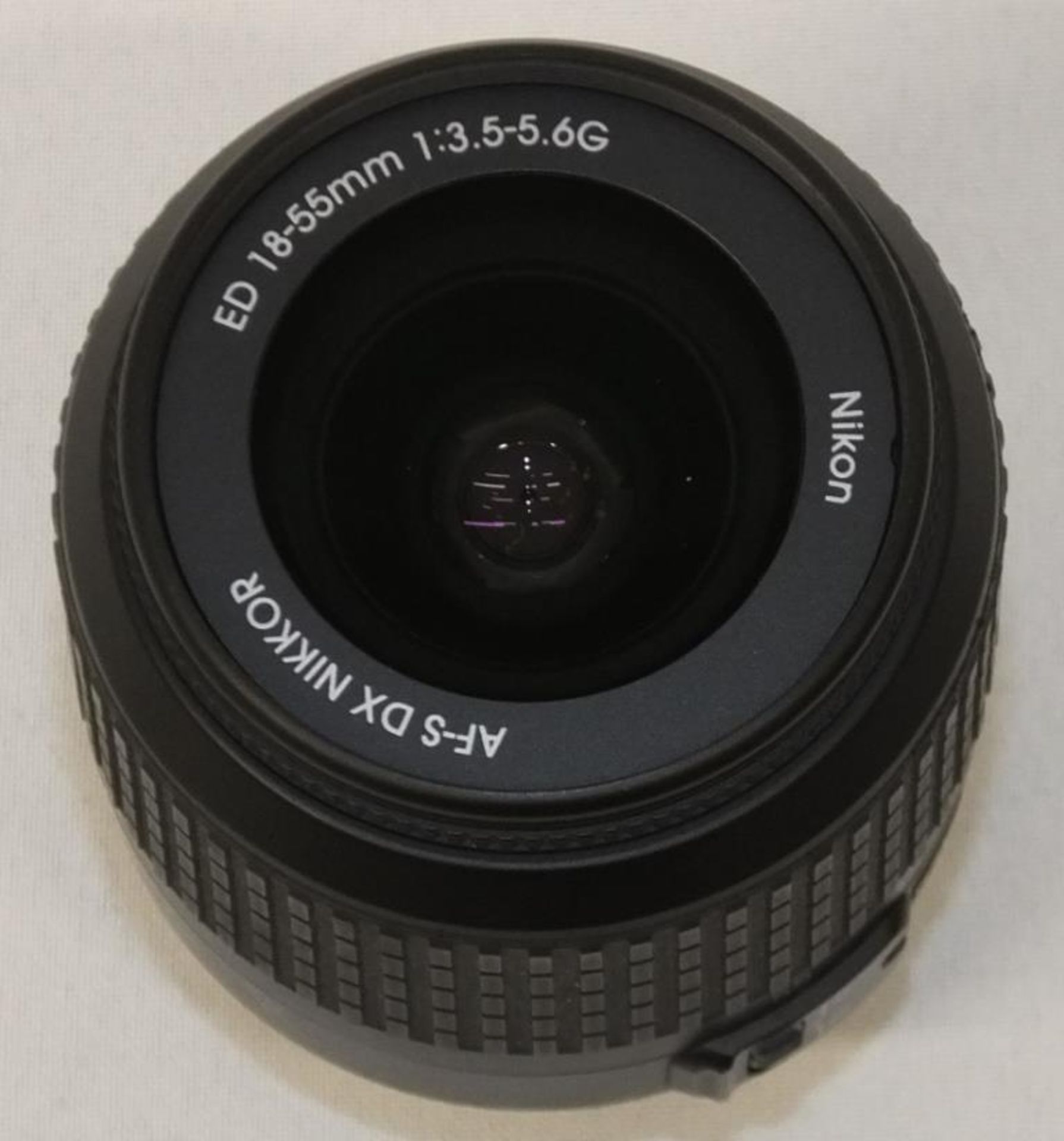 Nikon DX AF-S Nikkor 18-55mm - 1:3.5-5.6G ED Lens - Serial No. 2169434 with HOYA 52mm UV(O) Filter - Image 7 of 8