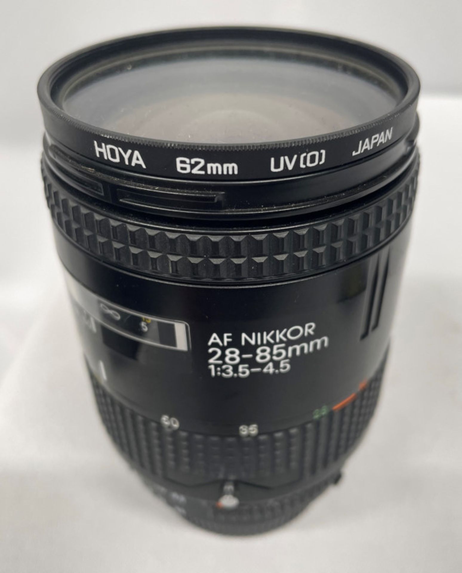 Nikon AF Nikkor 28-85mm - 1:3.5-4.5 Lens - Serial No. 3214498 with HOYA 62mm UV(O) Filter - Image 5 of 7