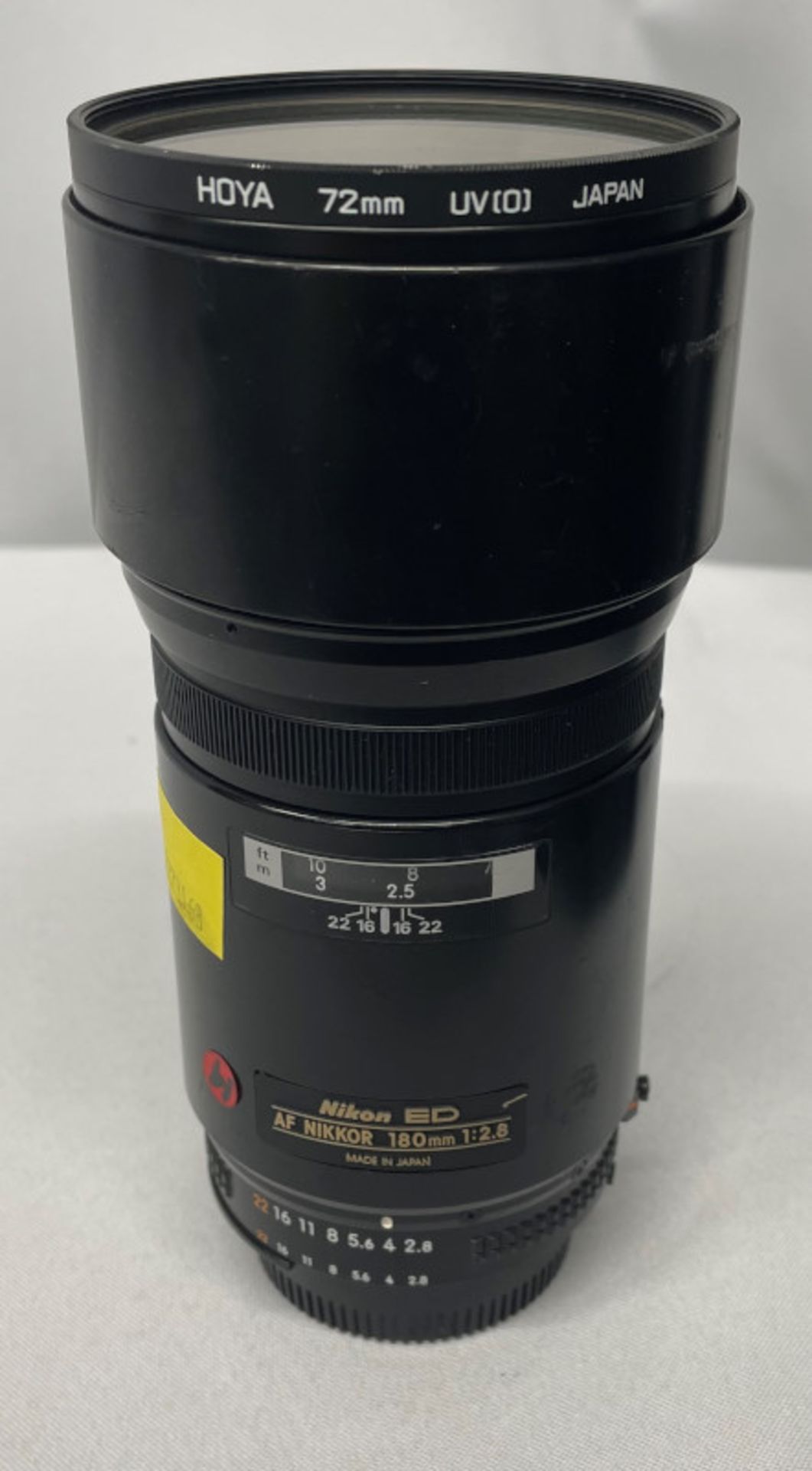 Nikon ED AF Nikkor 180mm - 1:2.8 Lens - Serial No. 203988 with HOYA 72mm UV(O) Filter