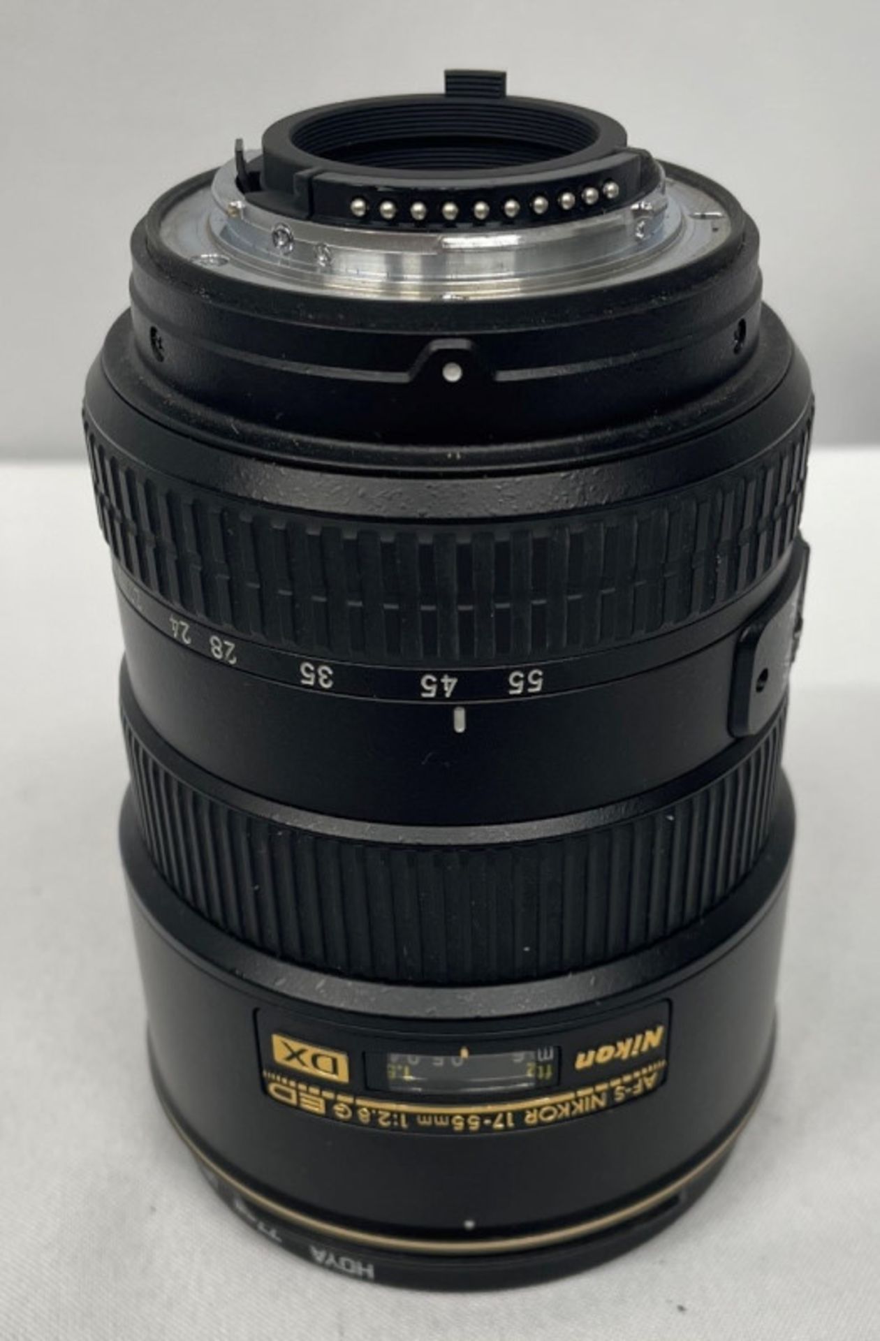 Nikon DX AF-S Nikkor 17-55mm - 1:2.8G ED Lens - Serial No. 332053 with HOYA 77mm UV(O) Filter - Image 2 of 8