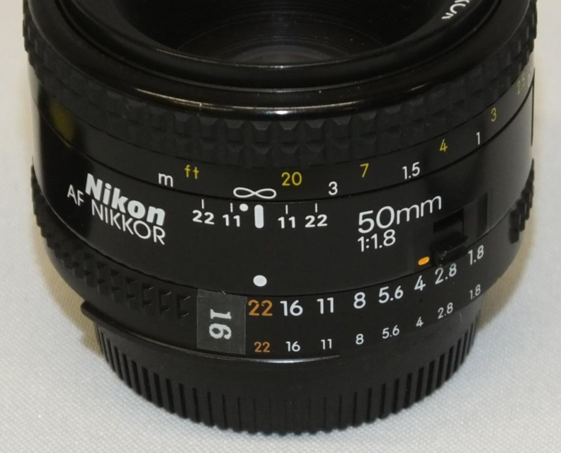 Nikon AF Nikkor 50mm - 1:1.8 Lens - Serial No. 4289702 with Nikon L37c 52mm Filter - Image 2 of 4