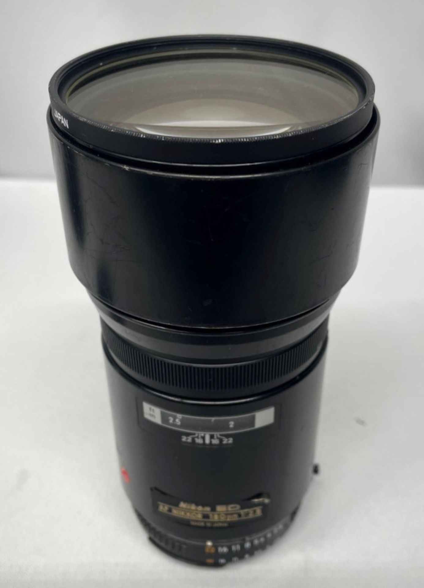 Nikon ED AF Nikkor 180mm - 1:2.8 Lens - Serial No. 203951 with HOYA 72mm UV(O) Filter in Nikon case - Image 2 of 7