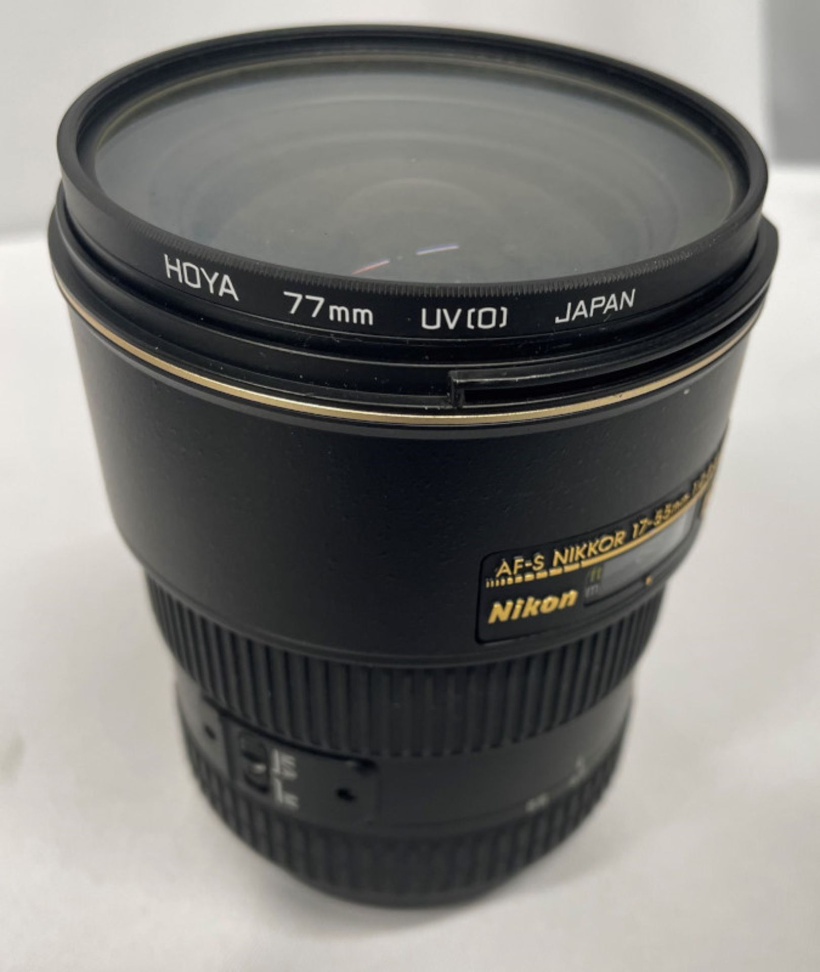 Nikon DX AF-S Nikkor 17-55mm - 1:2.8G ED Lens - Serial No. 332022 with HOYA 77mm UV(O) Filter - Image 6 of 8
