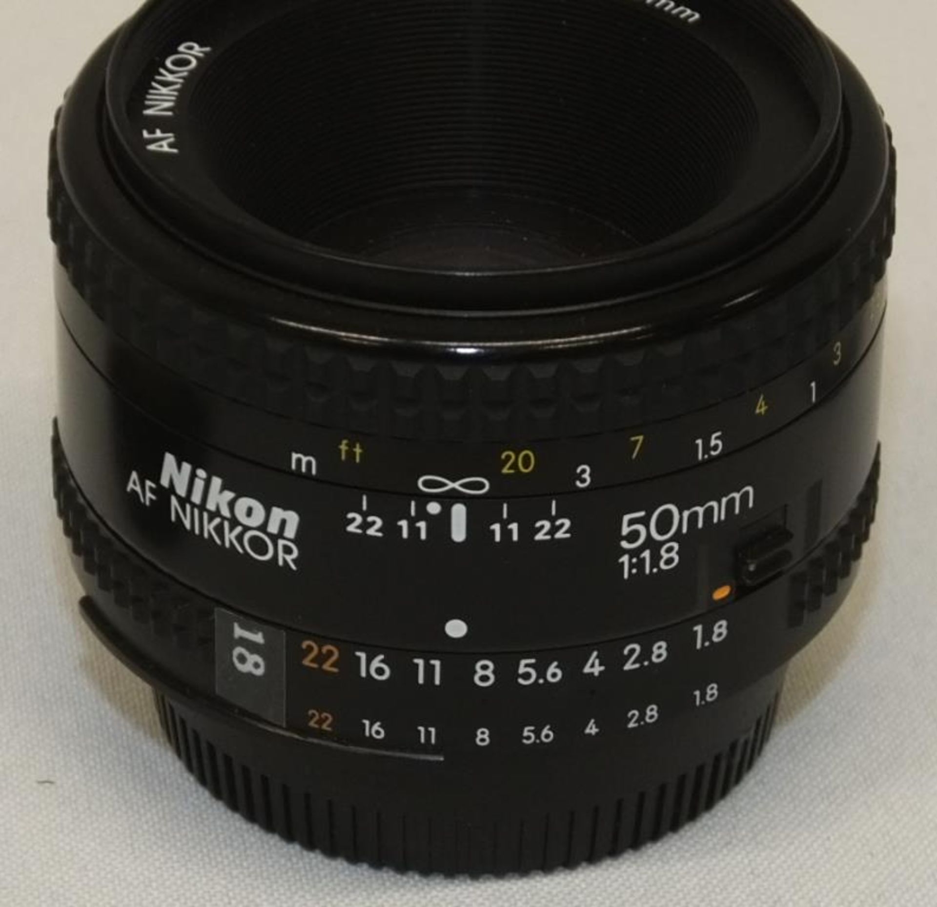 Nikon AF Nikkor 50mm - 1:1.8 Lens - Serial No. 4289689 with HOYA 52mm UV(O) Filter - Image 2 of 4