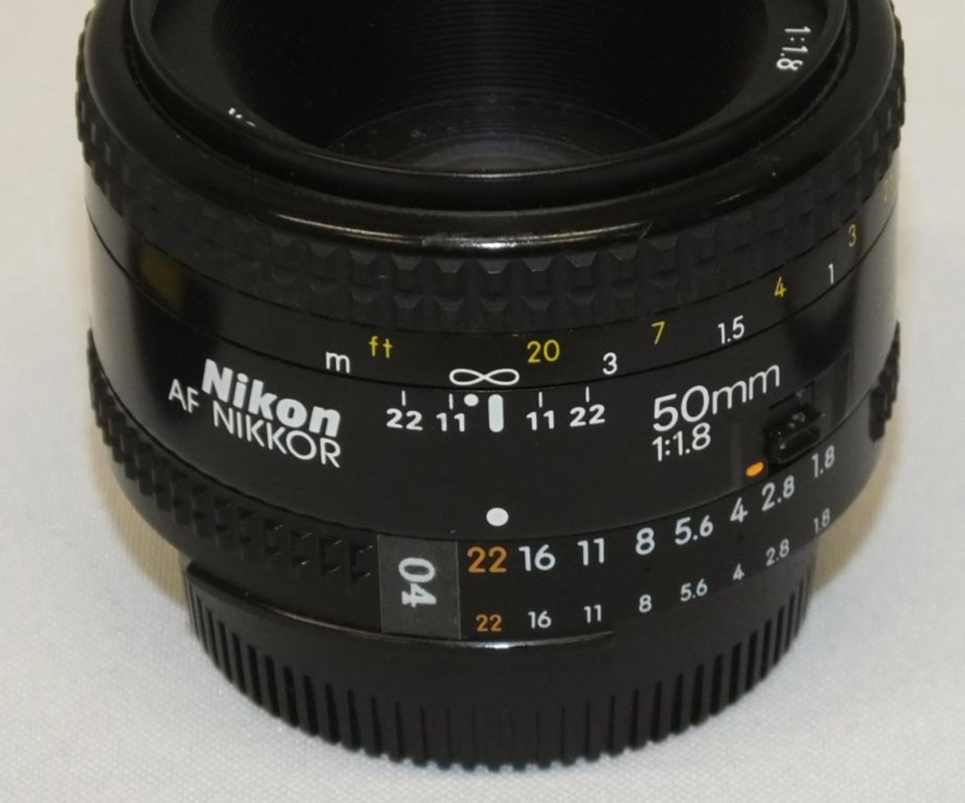 Nikon AF Nikkor 50mm - 1:1.8 Lens - Serial No. 4289700 with Nikon L37c 52mm Filter - Image 2 of 4