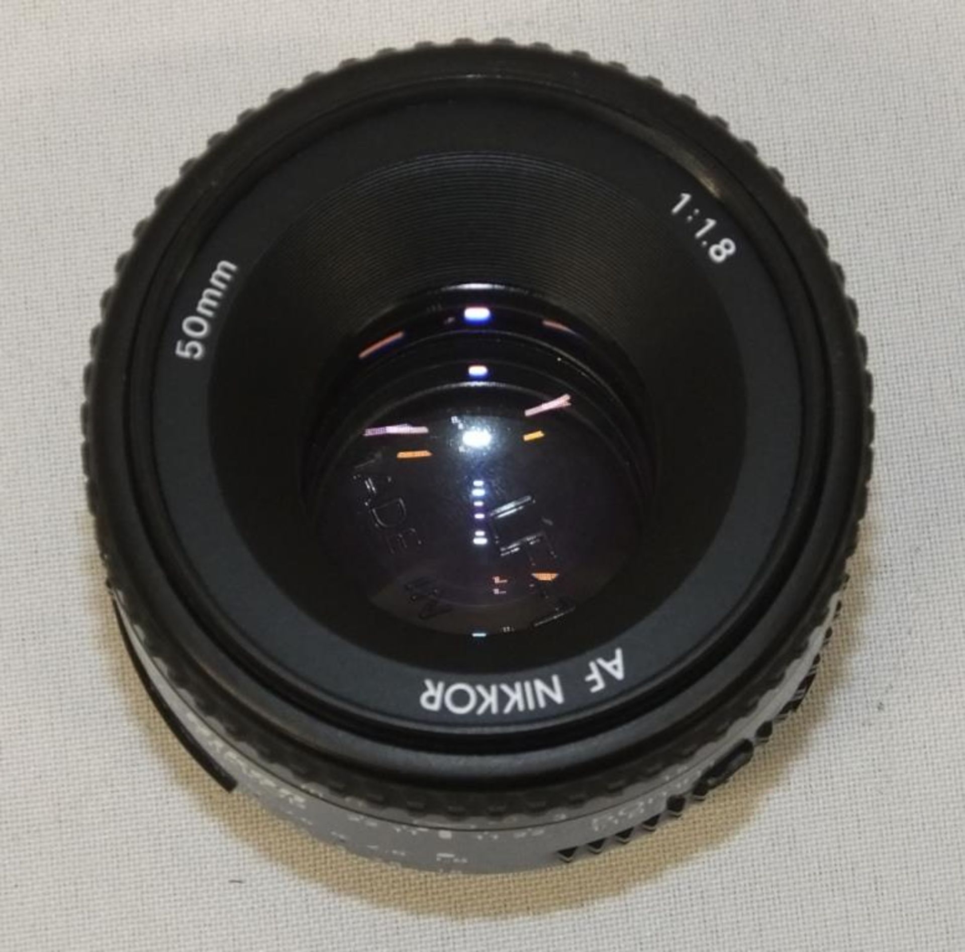 Nikon AF Nikkor 50mm - 1:1.8 Lens - Serial No. 4289684 with HOYA 52mm UV(O) Filter - Image 3 of 5