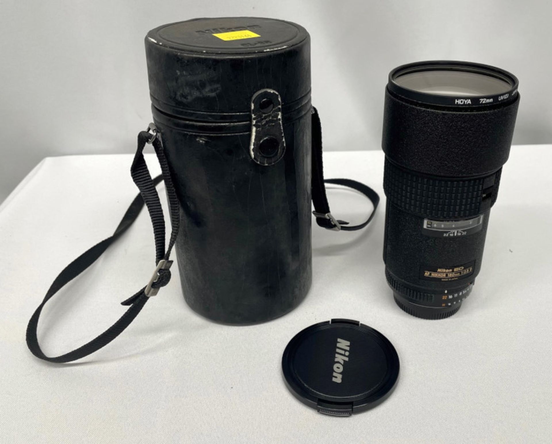 Nikon ED AF Nikkor 180mm - 1:2.8 Lens - Serial No. 400418 with HOYA 72mm UV(O) Filter in Nikon case