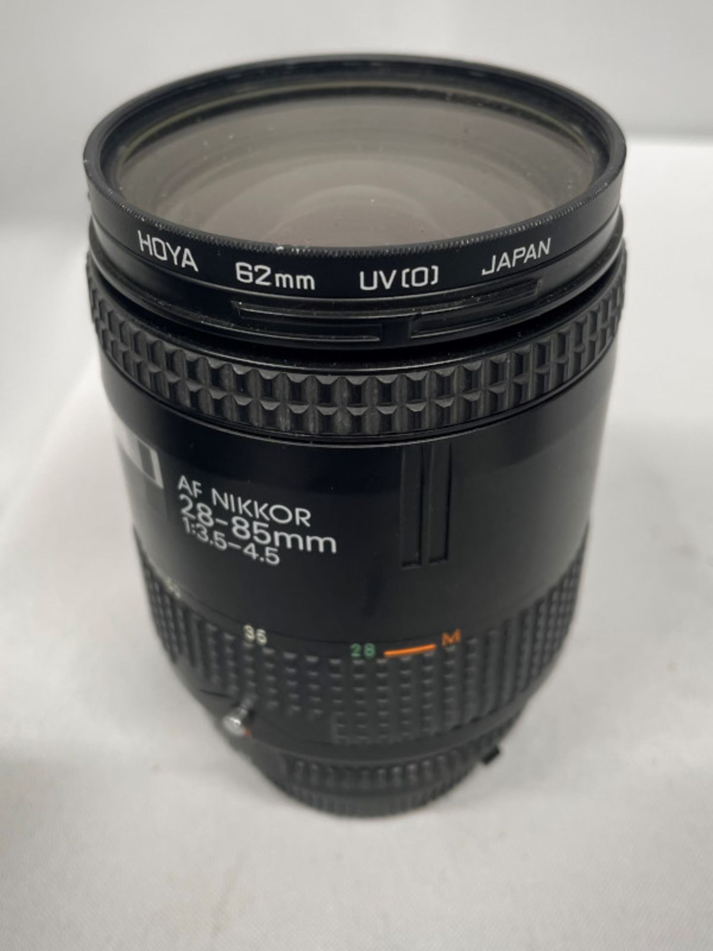 Nikon AF Nikkor 28-85mm - 1:3.5-4.5 Lens - Serial No. 3127730 with HOYA 62mm UV(O) Filter - Image 5 of 7