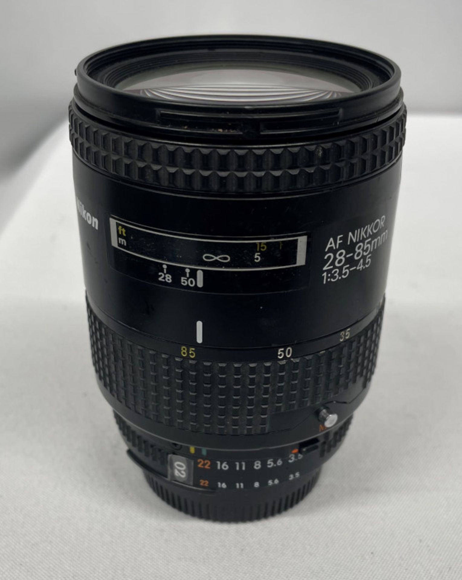 Nikon AF Nikkor 28-85mm - 1:3.5-4.5 Lens - Serial No. 3127729 with HOYA 62mm UV(O) Filter - Image 2 of 7