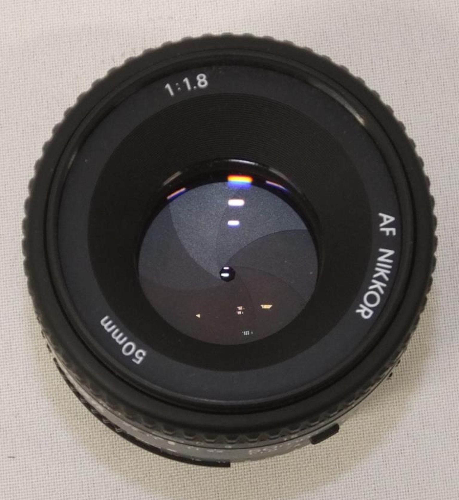 Nikon AF Nikkor 50mm - 1:1.8 Lens - Serial No. 4599485 with HOYA 52mm UV(O) Filter - Image 3 of 4