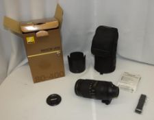Nikon AF-S Nikkor 80-400mm F/4.5-5.6G ED VR Lens - Serial No. 268939 with Nikon CL-M2 Case