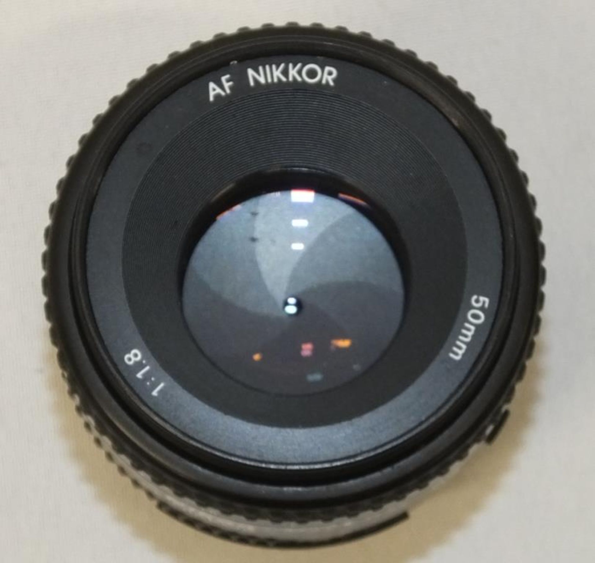 Nikon AF Nikkor 50mm - 1:1.8 Lens - Serial No. 4289696 with Jessops Ultra Violet 52mm Filter - Image 3 of 4