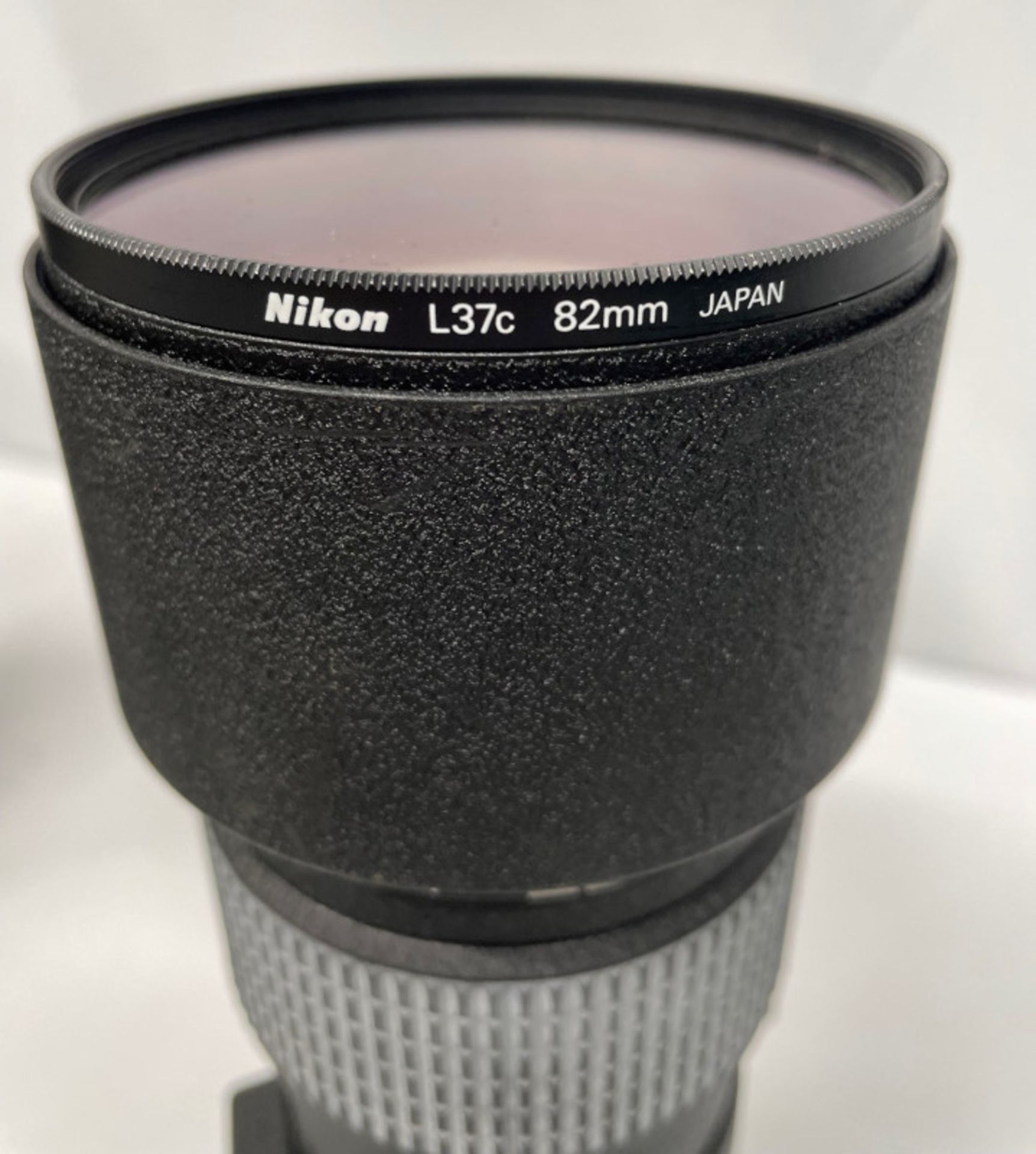 Nikon ED AF Nikkor 300mm - 1:4 Lens - Serial No. 200519 with Nikon L37c 82mm Filter in Nikon case - Image 6 of 8