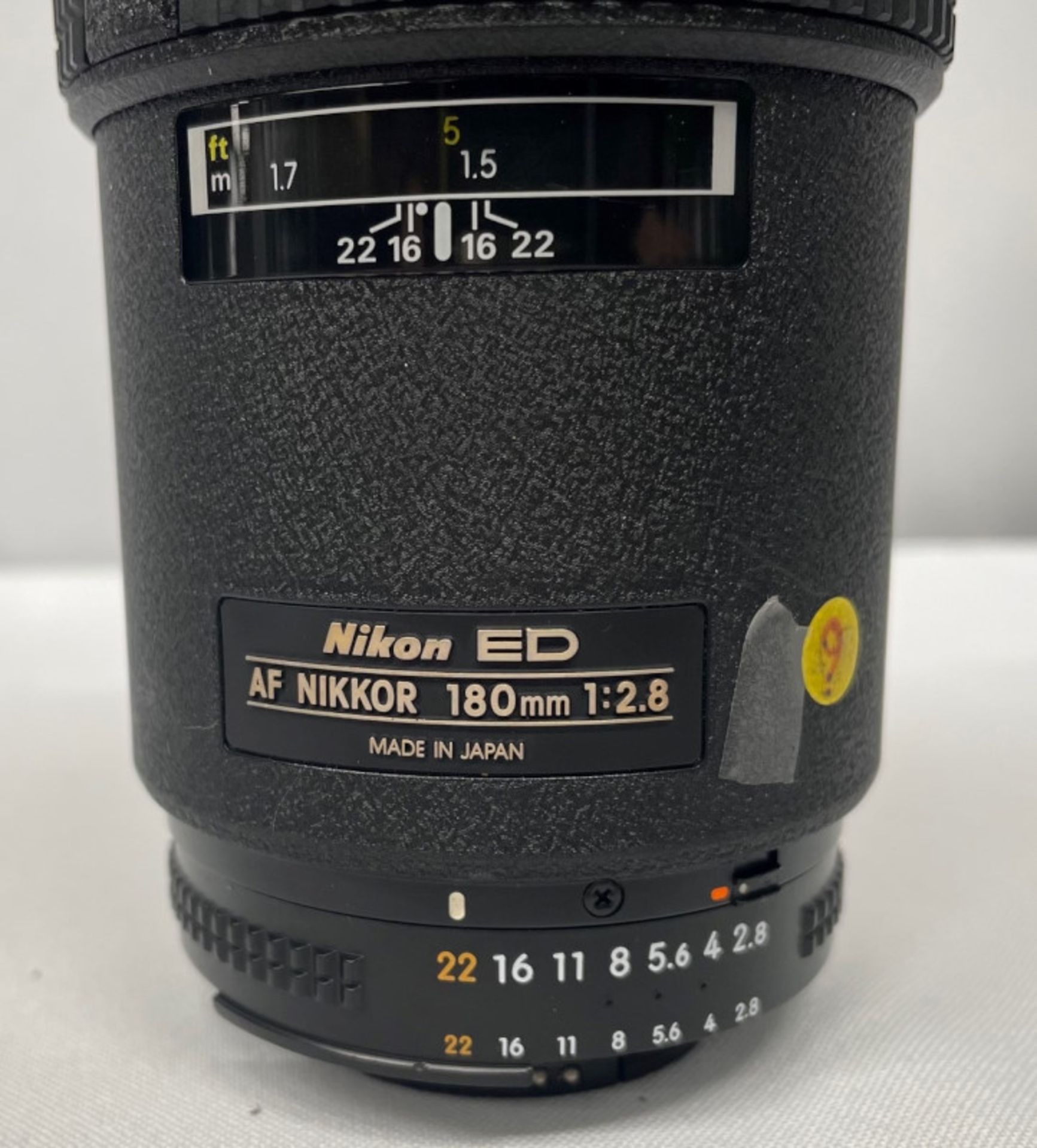 Nikon ED AF Nikkor 180mm - 1:2.8 Lens - Serial No. 273061 with L37c 72mm Filter in Nikon Case - Image 3 of 9