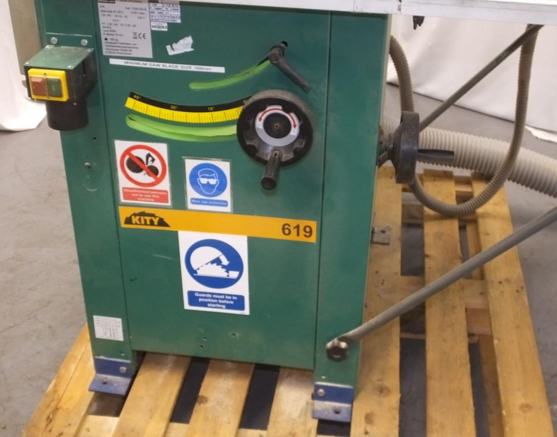 Kity circular saw table - 619 - 4100RPM - 1ph - 50hz - 230V - 2.6kW - Image 7 of 13