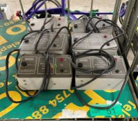 6x Unilab 5V regulated power supplies