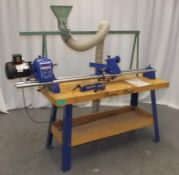 Record Power wood lathe - 1300mm bed - Motor in need of service