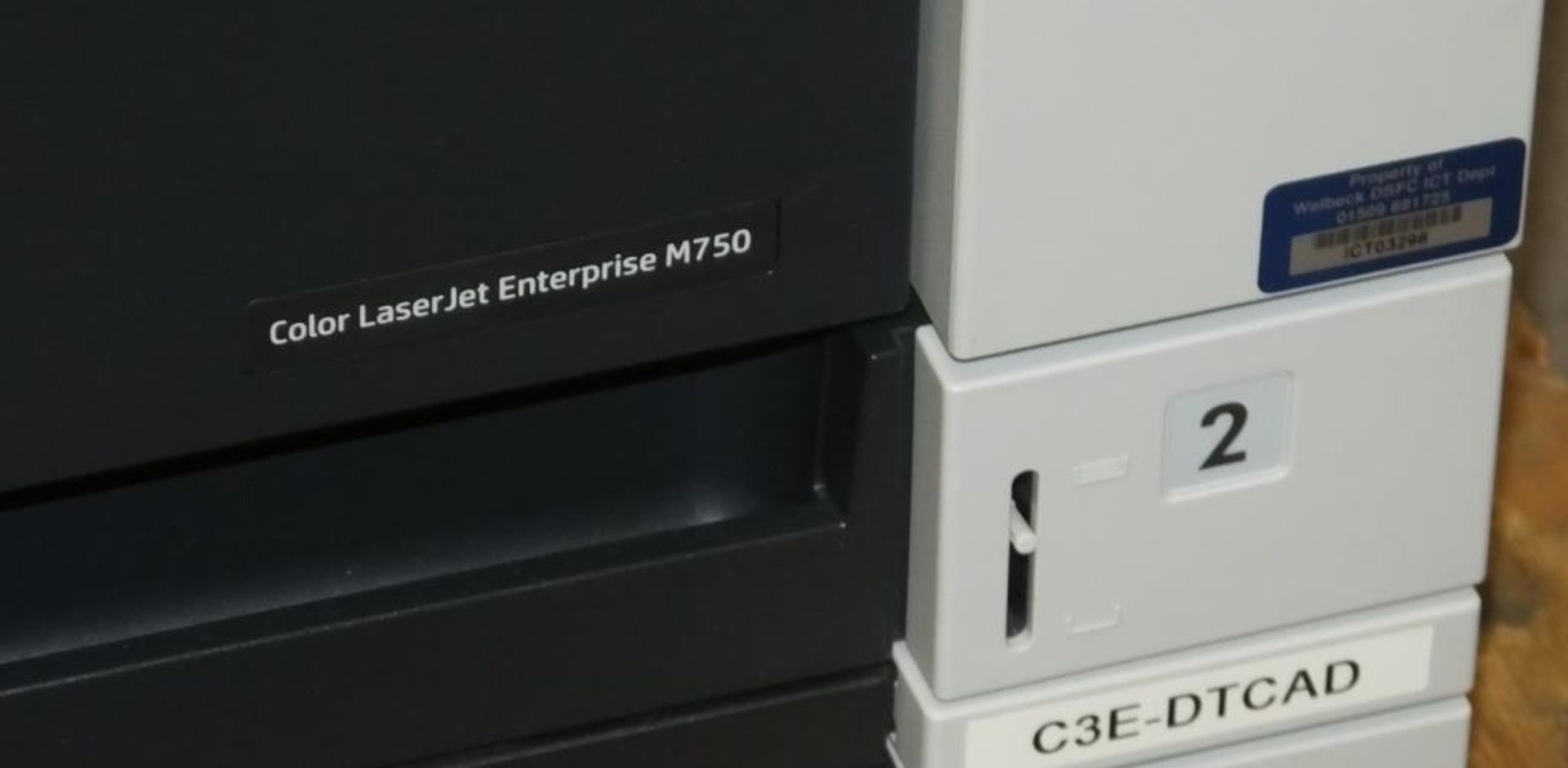 HP Color Laserjet Enterprise M750 office printer - Image 4 of 8