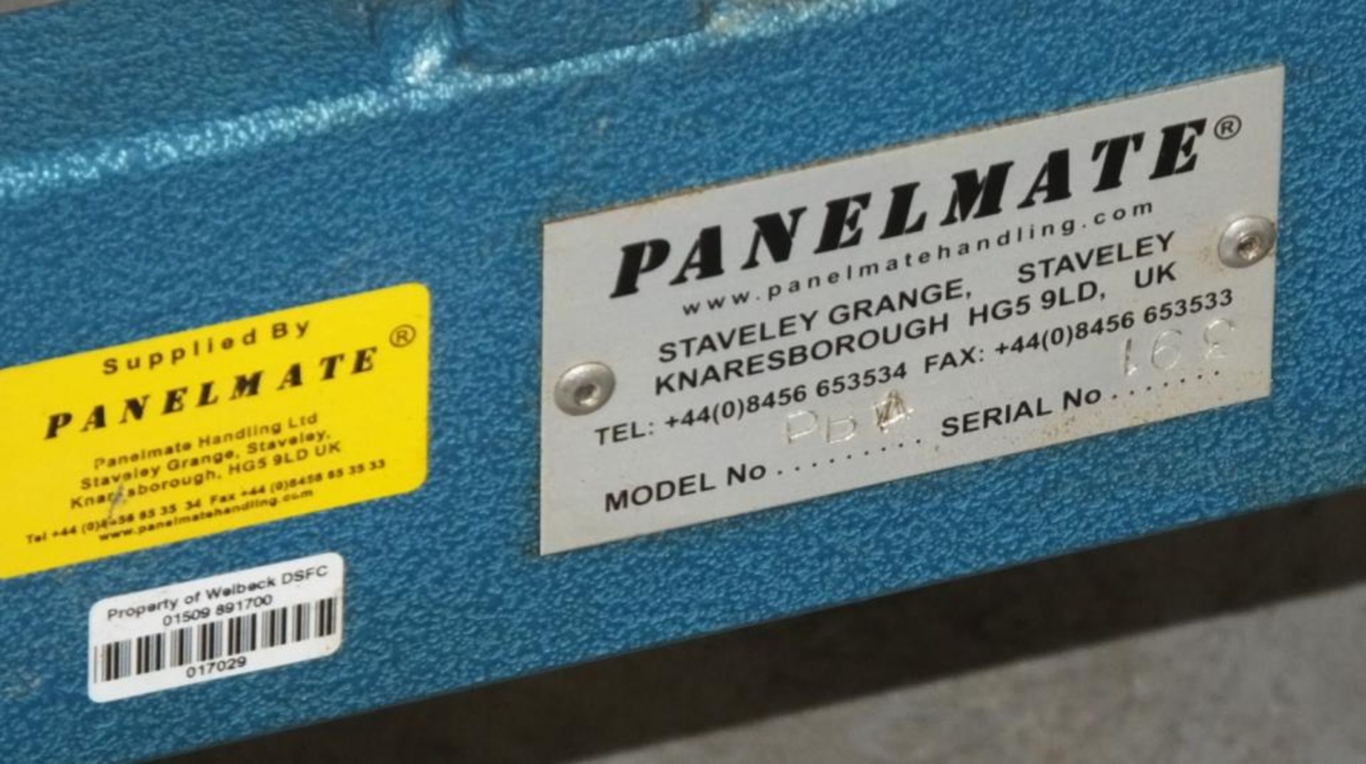 Panelmate PB Hydraulic Lifting Table - max load 450kg - max load depth 110mm - Image 5 of 7