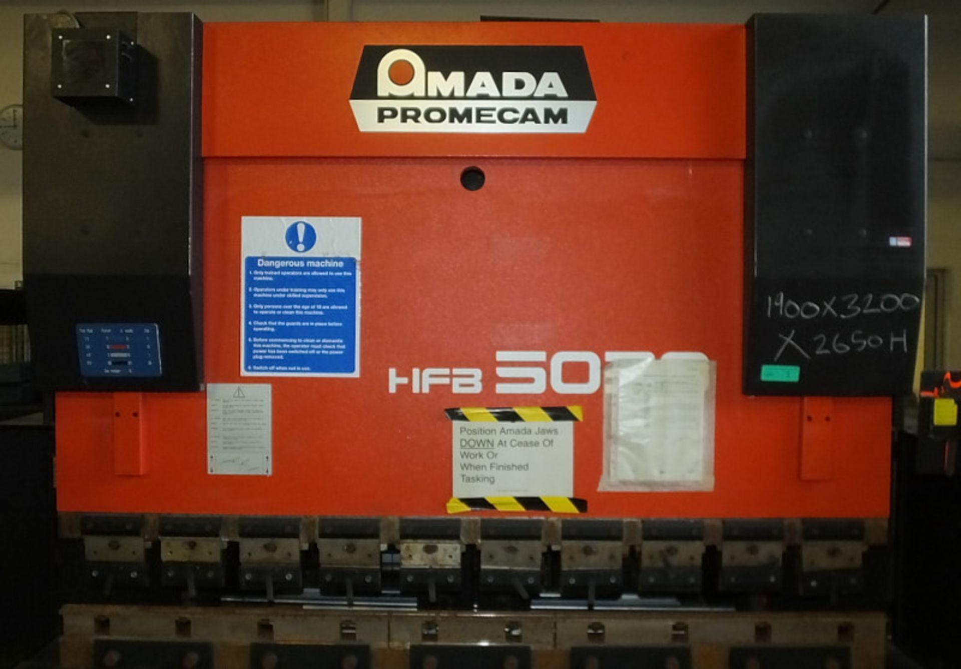 Amada Promecam Pressbrake HFB 50-20 - serial 560905 - 500kN - Image 6 of 61