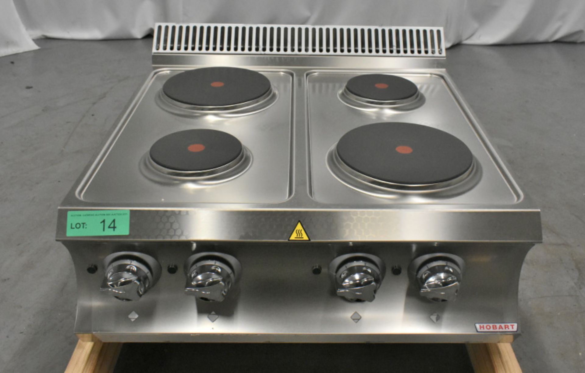 Hobart Electric 4 Round Plate Hob Top - Model HCSE477 - Image 2 of 8