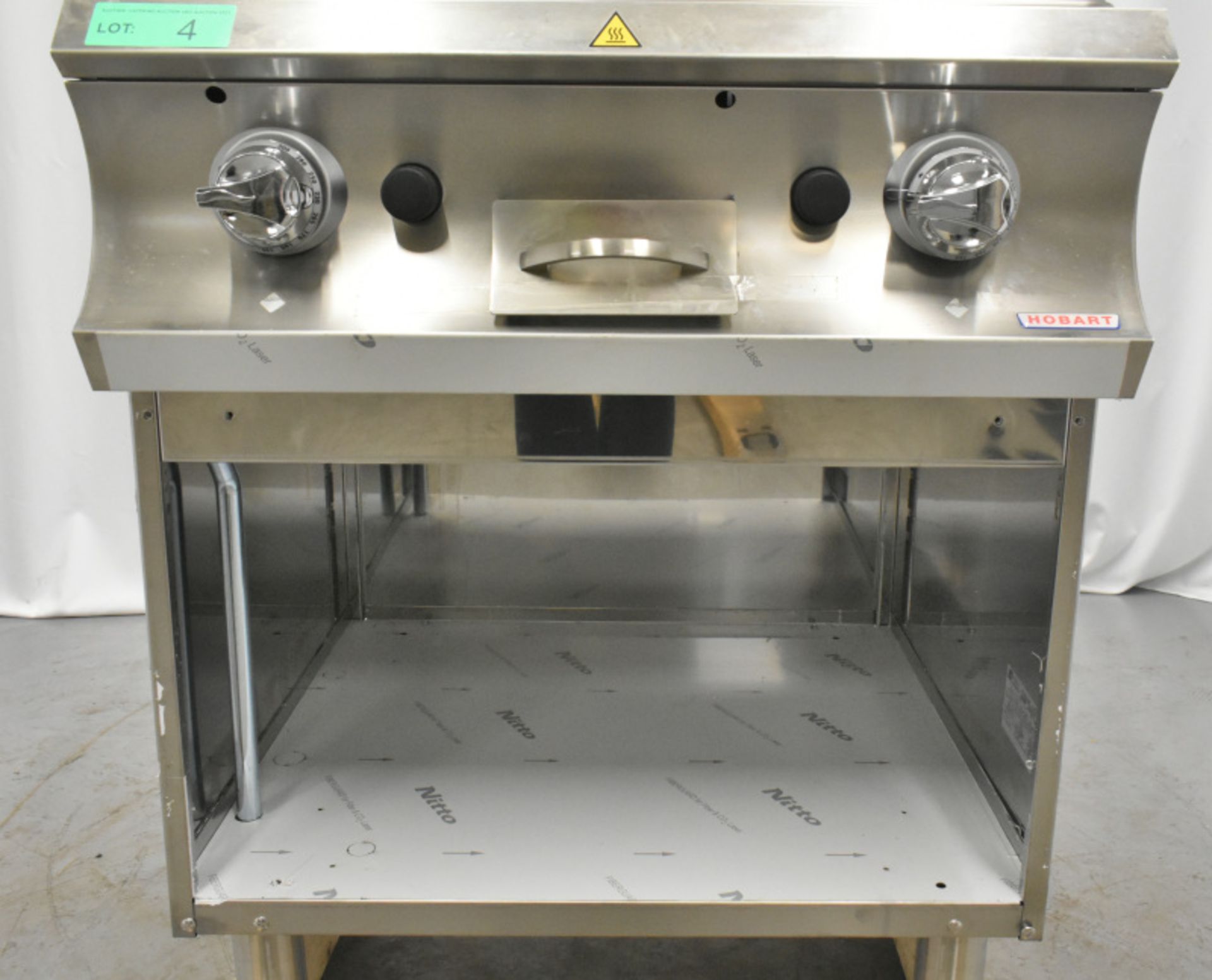 Hobart Double Gas Griddle on Open Cupboard - Model HCSGFTA777L - Image 2 of 6